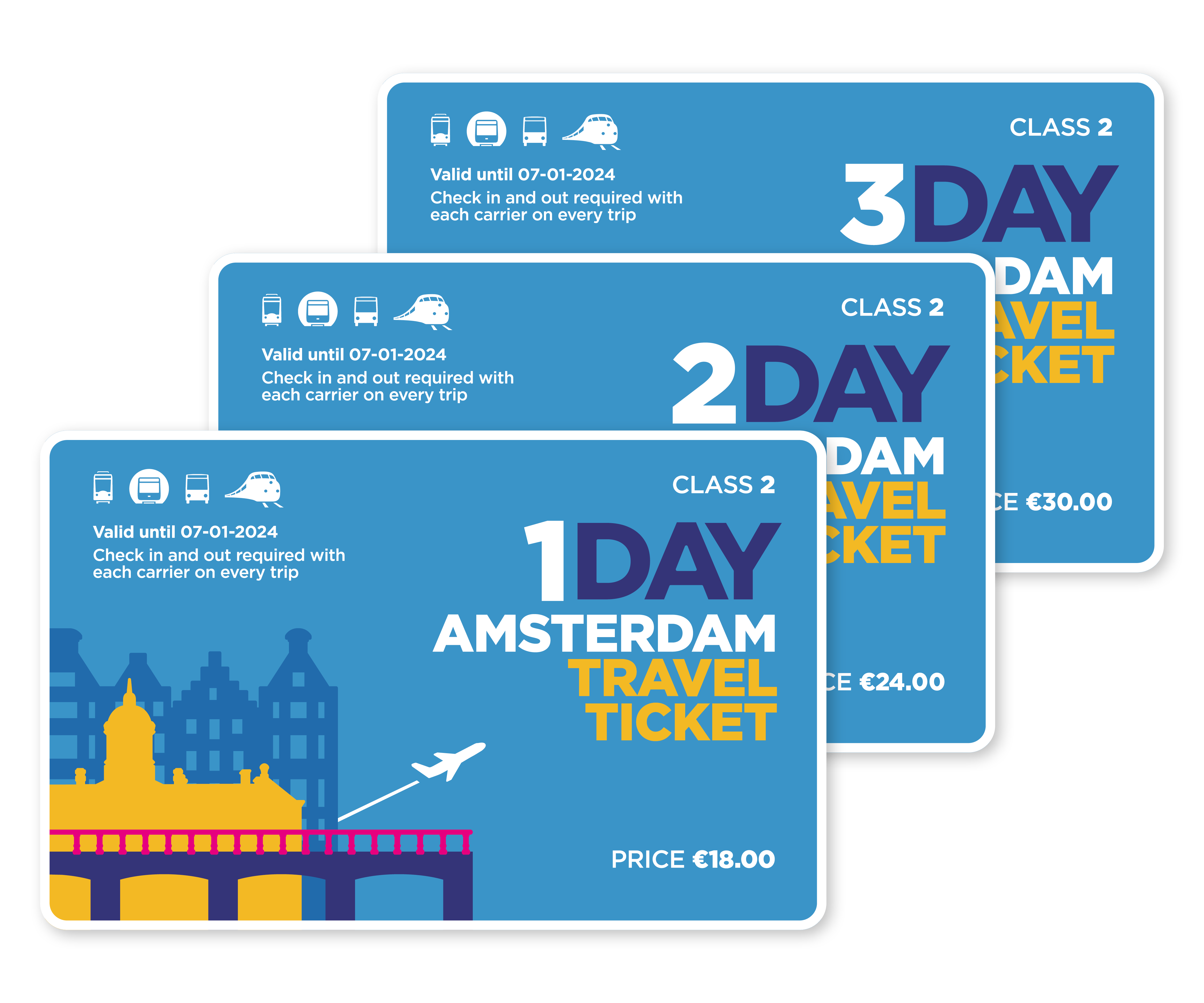 ticket travel amsterdam